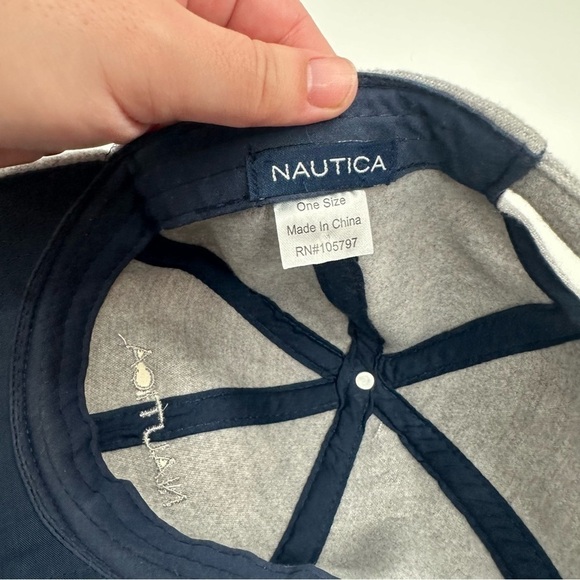 Men’s Streetwear Nautica Felted Baseball Hat One Size - Picture 4 of 4
